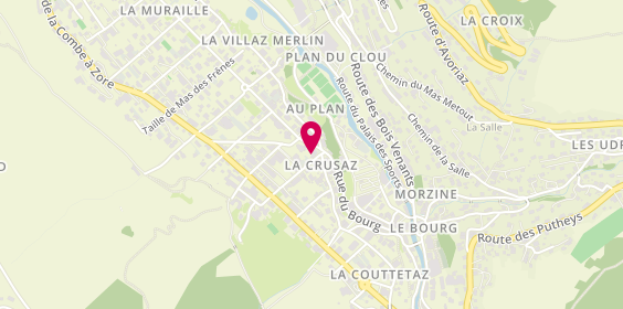 Plan de SARL Les Juliettes, 12 Route du Téléphérique, 74110 Morzine