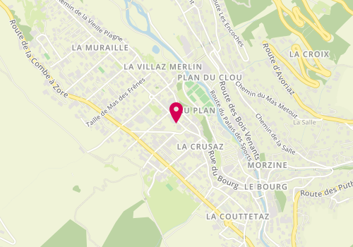 Plan de Nicolas Thibon Immobilier, 61 Route de la Plagne, 74110 Morzine