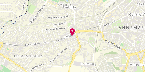 Plan de Consultant immobilier Alexis CHATAGNON IAD France - Ambilly, 7 Bis Rue de Genève, 74100 Ambilly