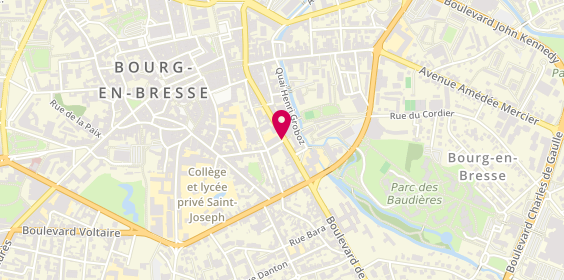 Plan de L'Adresse, 48 Bis Boulevard de Brou, 01000 Bourg-en-Bresse