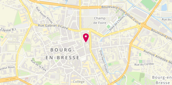 Plan de Neyraud Immobilier, 21 place Bernard, 01000 Bourg-en-Bresse