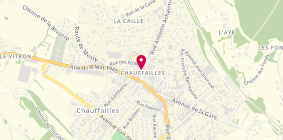 Plan de Agence Haut Beaujolais Immobilier, 19 place de l'Hôtel de Ville, 71170 Chauffailles