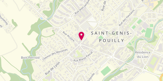 Plan de Orpi Agences No1, 5 Bis Rue de Gex, 01630 Saint-Genis-Pouilly
