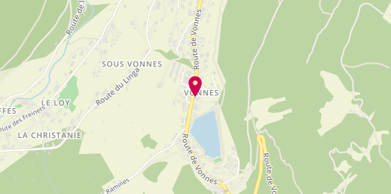 Plan de Immobilière du Val, 973 Route de Vonnes, 74390 Châtel