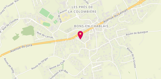 Plan de Savoie Genève Immo, 284 Rue Bellossy la Rotonde, 74890 Bons-en-Chablais
