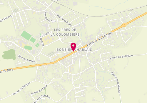 Plan de Poirier Immobilier, 20 avenue du Jura, 74890 Bons-en-Chablais