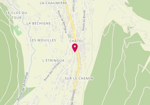 Plan de La Maison de l'Immo, 127 Route du Linga, 74390 Châtel