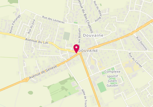Plan de SAGEC Douvaine, 2 avenue de Genève, 74140 Douvaine