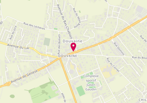 Plan de FONCIA | Agence Immobilière | Achat - Vente | Douvaine - Rue du Centre, 65 Rue du Centre, 74140 Douvaine