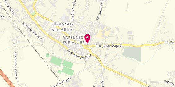 Plan de Agence Metenier Immobilier, Rue de la Villette, 03150 Varennes-sur-Allier