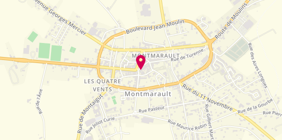 Plan de Orpi Agence Allin Immobilier, 6 place Robert Ferrandon, 03390 Montmarault