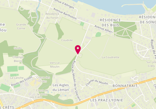 Plan de Dsi Dom Services et Immobilier, 1 Avenue de Coudree, 74140 Sciez