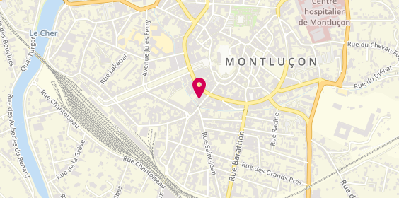 Plan de Agency Immo, 8 Rue Bretonnie, 03100 Montluçon