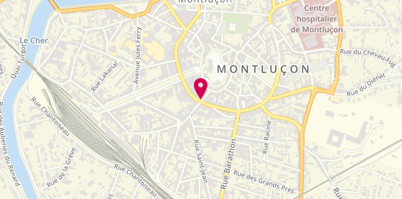 Plan de Udi Montlucon, 37 Boulevard de Courtais, 03100 Montluçon