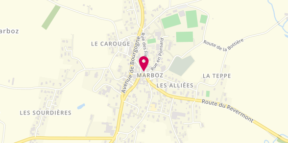 Plan de Laforet Immobilier, 23 Rue des Fleurs, 01851 Marboz