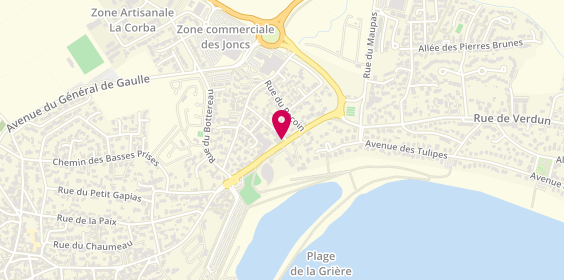 Plan de Agence IMMOBILIER 85 - Caroline Immobilier, 51 Rue du Perthuis Breton, 85360 La Tranche-sur-Mer