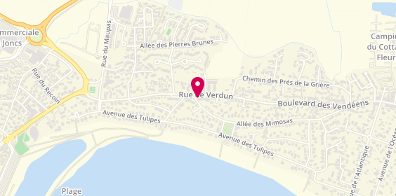 Plan de Agence des Pins, 42 Rue de Verdun, 85360 La Tranche-sur-Mer