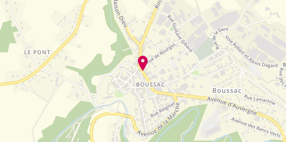 Plan de Transaxia BOUSSAC, 10 place Carnot, 23600 Boussac