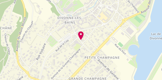 Plan de Home'Nest Immobilier, 269 avenue de Genève, 01220 Divonne-les-Bains