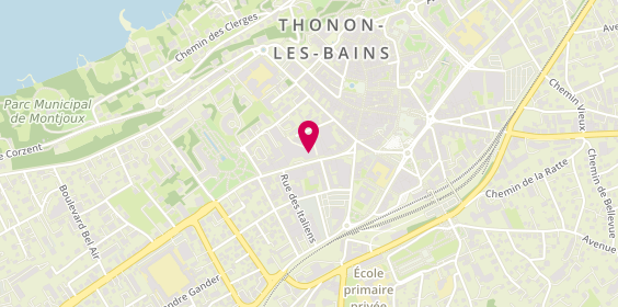 Plan de Agence Barnoud, 7 avenue du Général de Gaulle, 74200 Thonon-les-Bains