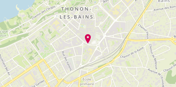 Plan de CAP Terrains Immo, 8 avenue des Allobroges, 74200 Thonon-les-Bains