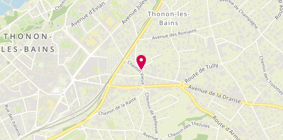 Plan de Casasola Immo, 26 Rue du Commerce, 74200 Thonon-les-Bains