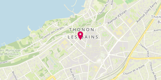 Plan de La Maison de l'Immo, 3 Pl. Henry Bordeaux, 74200 Thonon-les-Bains