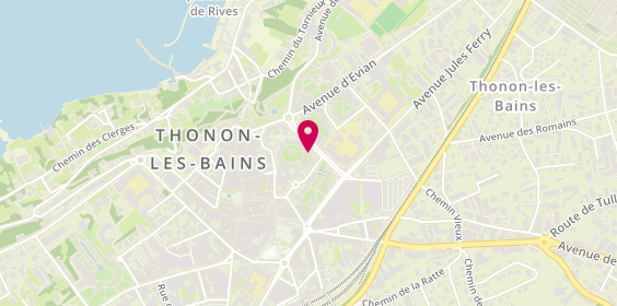 Plan de Bersot Immobilier, 11 avenue Saint-François de Sales, 74200 Thonon-les-Bains