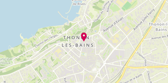 Plan de Ls Copains de l'Immo - Lp City, 1 Rue de l'Hôtel de Ville, 74200 Thonon-les-Bains