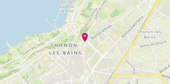 Plan de Espace Immobilier Transactions, 3 Rue des Ursules, 74200 Thonon-les-Bains