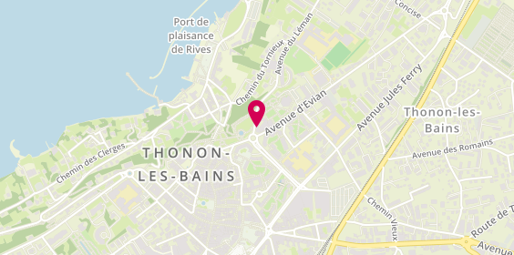 Plan de LAFORÊT, 1A avenue du Léman, 74200 Thonon-les-Bains