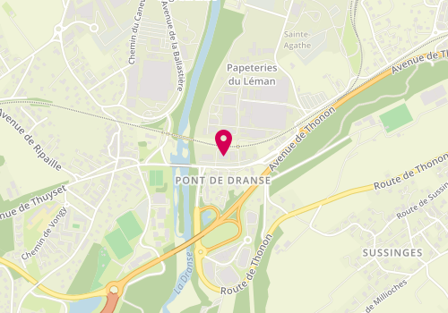 Plan de Dutruel Immobilier, 140 Rue du Pont de Dranse, 74500 Publier