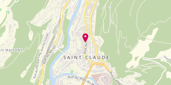 Plan de Agence Voltaire, 27 Pré, 39200 Saint-Claude
