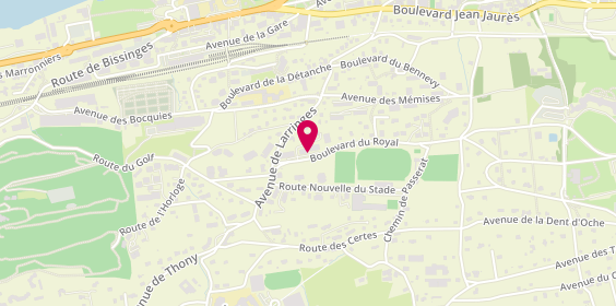Plan de Anthony Figueiredo Conseiller Immobilier Capifrance, Boulevard du Royal, 74500 Évian-les-Bains