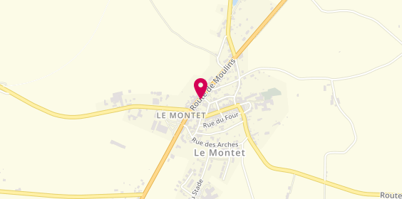 Plan de Jms Immobilier, 21 Route Départementale, 03240 Le Montet
