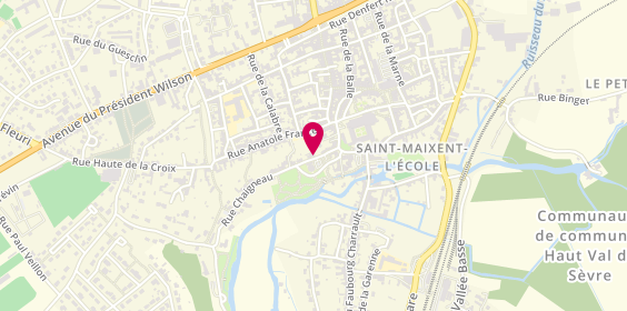 Plan de Thierry CARILLON - conseiller immobilier SAFTI - Saint Maixent l'Ecole, 16 Rue Chaigneau, 79400 Saint-Maixent-l'École