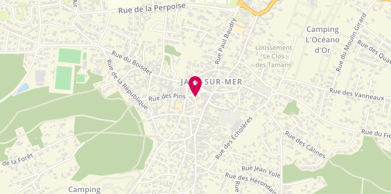 Plan de A.A Locations, Rue Biaille de Langibaudière, 85520 Jard-sur-Mer