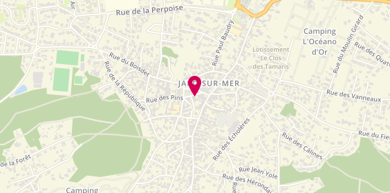 Plan de ORPI Agence Immobilière Jardaise Jard-Sur-Mer, 2 place de l'Hôtel de Ville, 85520 Jard-sur-Mer