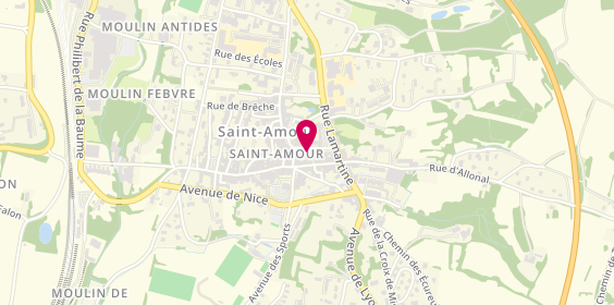 Plan de Laforet Immobilier, 4 Rue Sainte-Marie, 39160 Saint-Amour