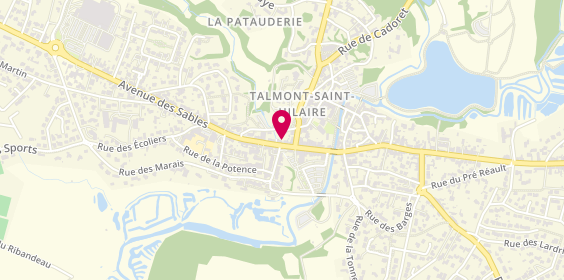 Plan de Stéphane Plaza Immobilier, 2C avenue des Sables, 85440 Talmont-Saint-Hilaire