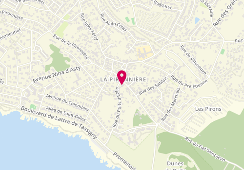 Plan de Vincent GELLY Immobilier - Propriétés-Privées.com - Les Sables d'Olonne, 10 Rue Jacques Yves Cousteau, 85180 Les Sables-d'Olonne