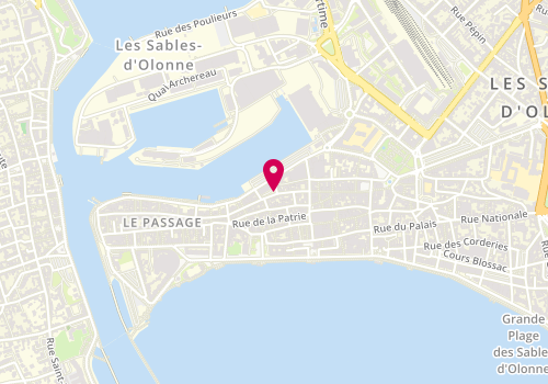 Plan de Fonteneau Immobilier, (1-3) Res. Le Port Bat. B
1 Rue du Grand Coin, 85100 Les Sables-d'Olonne