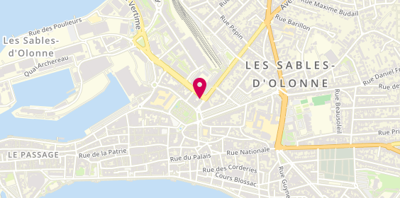 Plan de Agence des Présidents, 7 avenue Georges Pompidou, 85100 Les Sables-d'Olonne