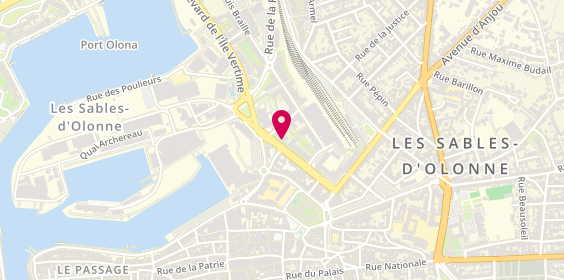 Plan de Agence Patrick Descubes, 45 Rue Nicot, 85100 Les Sables-d'Olonne