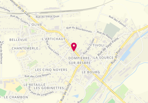 Plan de Cimm Immobilier, 149 Rue Nationale, 03290 Dompierre-sur-Besbre