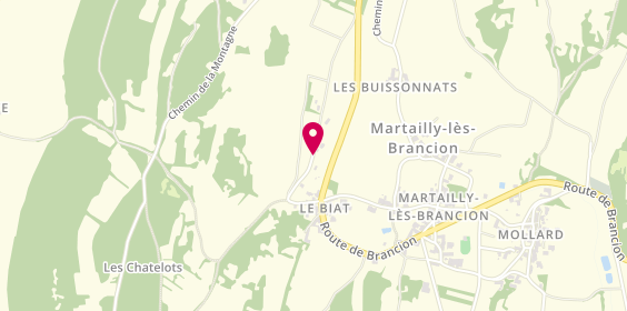 Plan de Hotel de la Montagne de Brancion, Les Crays, 71700 Martailly-lès-Brancion