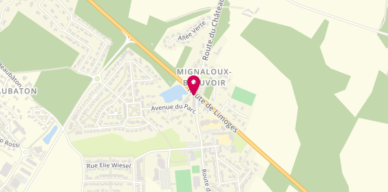 Plan de Agents86.immo, 2 Route de la Gare, 86550 Mignaloux-Beauvoir