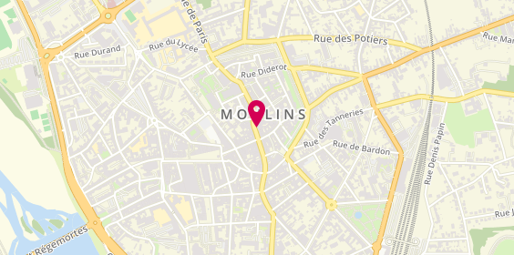 Plan de Agence Bignon Immobilier, 12 Rue de l'Horloge, 03000 Moulins