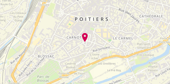Plan de Guy Hoquet l' Immobilier, 1 Rue Alsace Lorraine, 86000 Poitiers