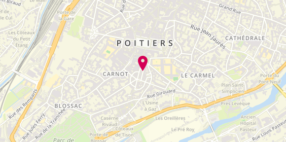 Plan de Agence Gloeser, 23 Rue de Magenta, 86000 Poitiers